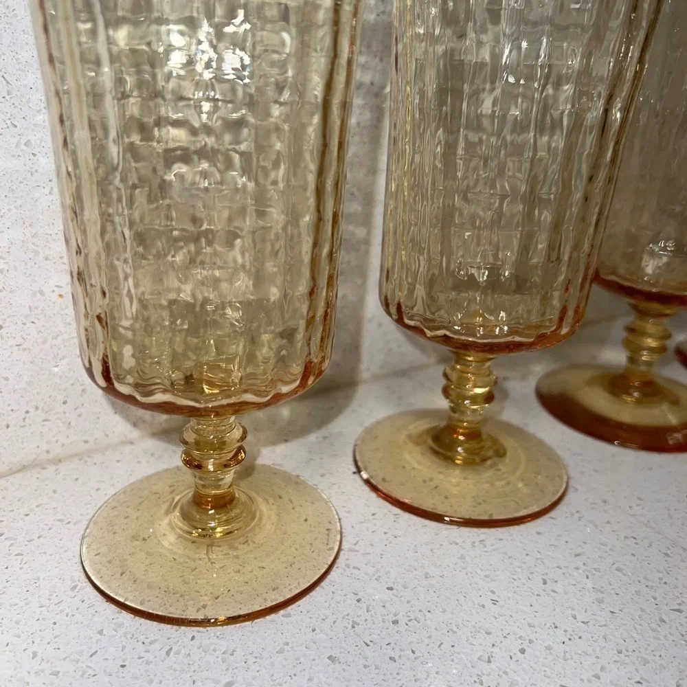 Lenox Vintage Handblown Lead Crystal Glasses, Set Of 4